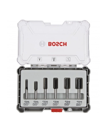 bosch powertools Bosch cutter set 6 pcs Straight 6mm shank - 2607017465