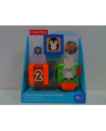 Fisher-Price Kolorowe zwierzątka Klocki GJW13 p3 MATTEL