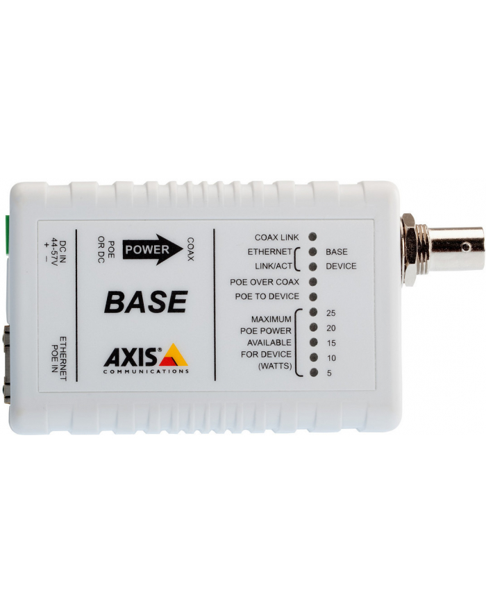 axis Jednostka podstawowa T8641 PoE+ over Coax główny