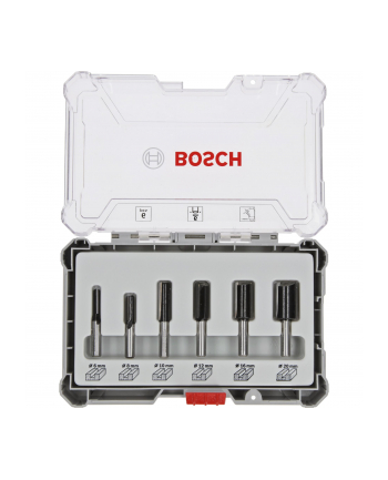 bosch powertools Bosch cutter set 6 pcs Straight 6mm shank - 2607017465