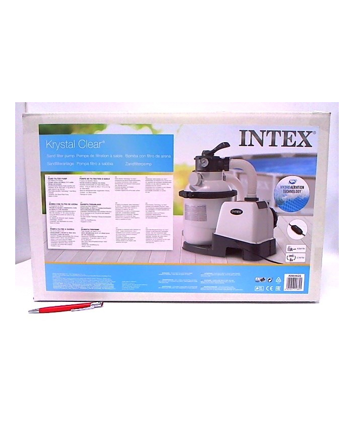 Intex Krystal Clear sand filter SF90220RC, water filter (dark grey / grey, 190 watts) główny