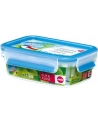 Emsa Clip & Close plastic box (transparent / blue, 0.55 liter, classical format) - nr 9