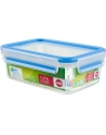 EMSA Clip & Close Frischhaltedose (transparent / blue, 1.0 liter, classical format) - nr 7