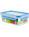 EMSA Clip & Close Frischhaltedose (transparent / blue, 1.0 liter, classical format) - nr 9