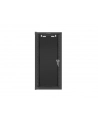 Szafa wisząca 10'' 12U 280x310 czarna FLAT PACK - nr 3