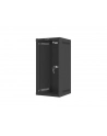 Szafa wisząca 10'' 12U 280x310 czarna FLAT PACK - nr 7