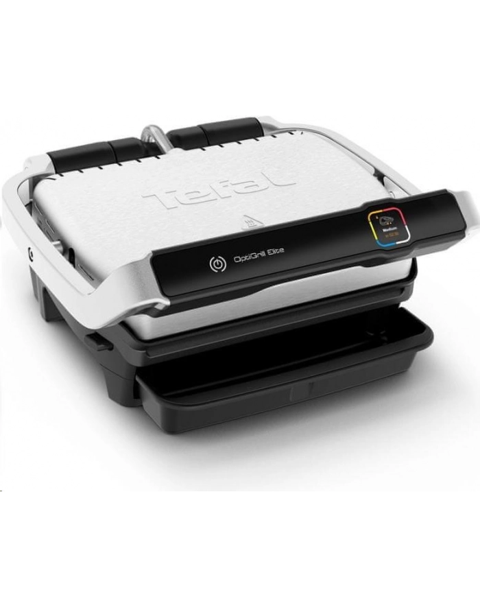 Grill elektryczny Tefal Optigrill Elite GC750D30 (Tradycyjny z płytą; 2000W; kolor srebrny) główny