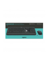 Zestaw klawiatura + mysz membranowa Logitech 920-008678 (USB 2.0; (BE); kolor czarny) - nr 17