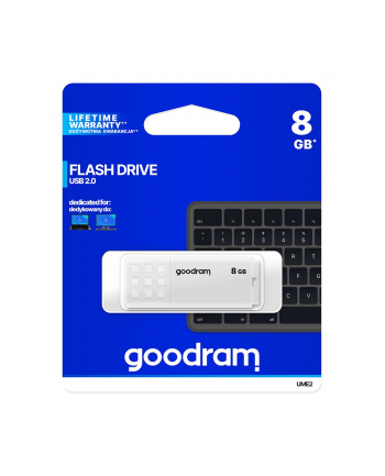 GOODRAM FLASHDRIVE 8GB UME2 USB 2.0 WHITE