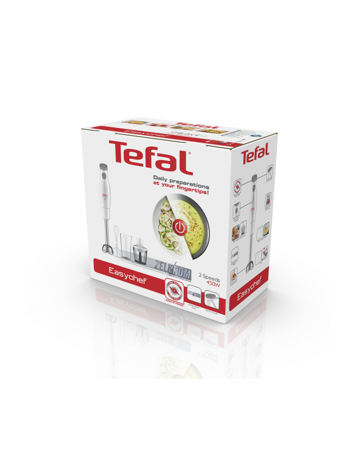 Blender ręczny Tefal EasyChef HB453138 (450W; kolor biały) główny