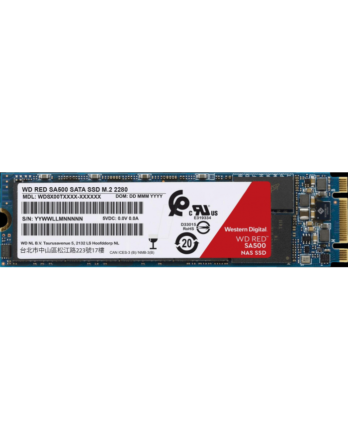 Dysk WD Red WDS500G1R0B (500 GB ; M2; SATA III) główny