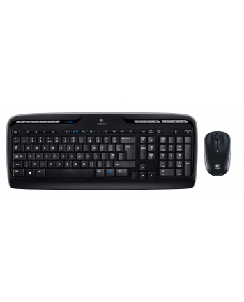 Zestaw klawiatura + mysz membranowa Logitech 920-003984 (USB 20; (BE); kolor czarny)