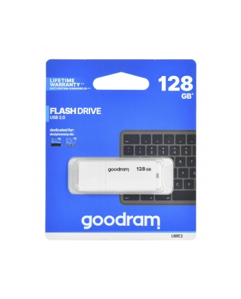 GOODRAM FLASHDRIVE 128GB UME2 USB 2.0 WHITE nr 1
