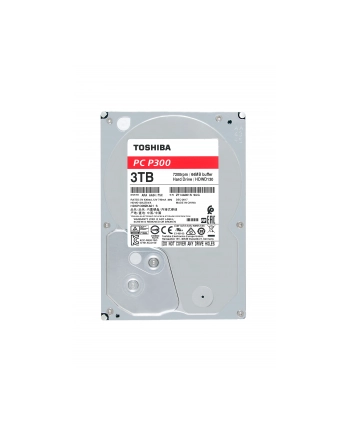 Dysk Toshiba P300 HDWD240UZSVA (4 TB ; 35 ; SATA III; 128 MB; 5400 obr/min)