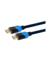 Kabel SAVIO GCL-02 (HDMI M - HDMI M; 1 8m; kolor czarno-niebieski) - nr 6