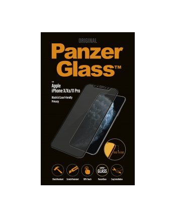 PANZERGLASS SZKŁO HARTOWANE DO IPHONE X/XS/11 PRO PRV DO ETUI