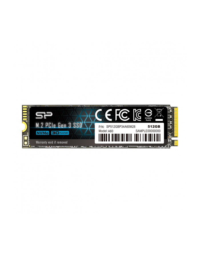 Dysk Silicon Power Ace A60 SP512GBP34A60M28 (512 GB ; M2; PCIe Gen3 x4) główny