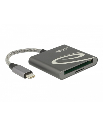 DeLOCK Card Reader -USB C> CF Type I / Micro SD