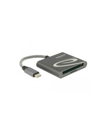 DeLOCK Card Reader -USB C> CF Type I / Micro SD