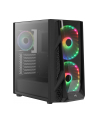 Aerocool NightHawk Duo ARGB, tower case (black, Tempered Glass) - nr 2