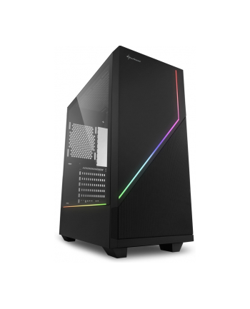 Sharkoon RGB FLOW, tower case (black, side panel of tempered glass)