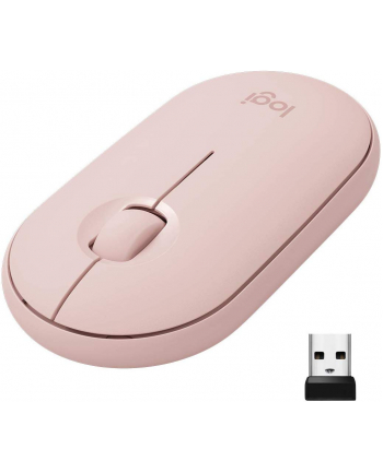 Logitech M350 Pebble, mouse (light pink)