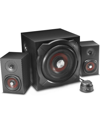 Speedlink GRAVITY CARBON RGB, speaker (black, 60W, Bluetooth, jack, RGB)