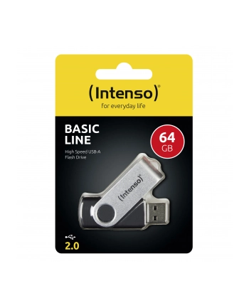 Intenso Basic Line 64GB, USB flash drive (silver / black, USB-A 2.0) nr 1