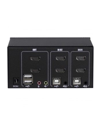 Inter-Tech KVM Switch AS-22HA HDMI, KVM Switch