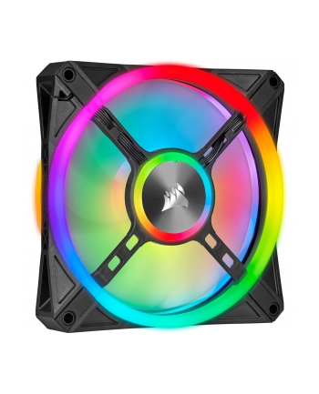 Corsair iCUE QL140 RGB 2er 140x140x25, case fan (black, 2-pack, including Lighting Node CORE) nr 2