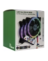 Inter-Tech Argus RGB Fan Set RS-04 120x120x25, case fan (black, 3-pack, remote control, 1x RGB LED strips, control unit) - nr 17
