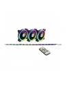 Inter-Tech Argus RGB Fan Set RS-04 120x120x25, case fan (black, 3-pack, remote control, 1x RGB LED strips, control unit) - nr 21