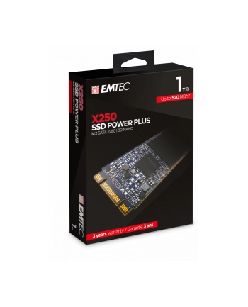 Emtec X250 SSD Power Plus 1TB Solid State Drive (SATA 6 GB / s, M.2) nr 1