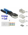 DeLOCK RJ45 Crimp + Cut tool set - nr 17