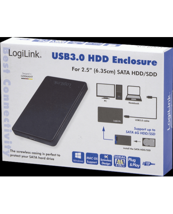 logilink Obudowa zewnętrzna do HDD/SSD 2,5 cala SATA USB 3.0