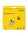 DeLOCK Mini PCIe I / O PCIe half size 1 x Gigabit LAN Low Profile, LAN Adapter - nr 7