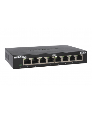 Netgear GS308-300PES, Switch (Black)