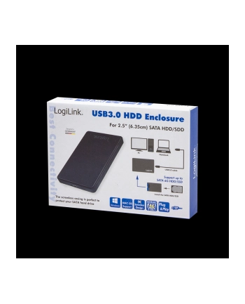logilink Obudowa zewnętrzna do HDD/SSD 2,5 cala SATA USB 3.0 nr 1