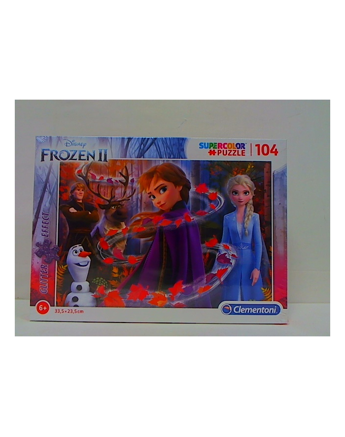 clementoni CLE puzzle 104 z brokatem Frozen2 Glitter 20162 główny