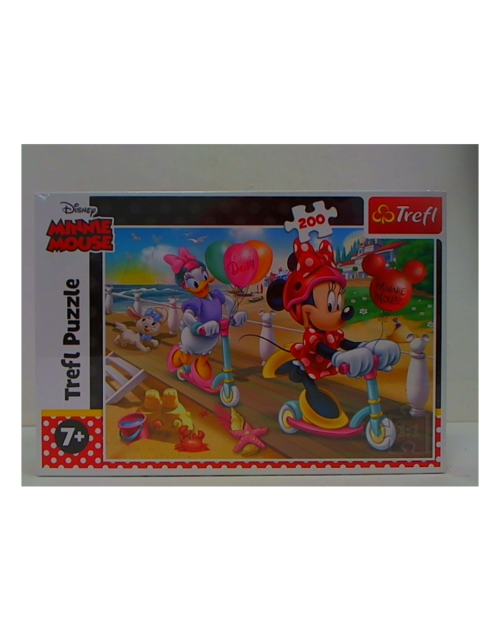 trefl PUZZLE 200 Minnie na plaży/Disney 13262 główny