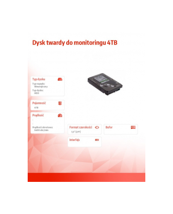 axis Dysk twardy do monitoringu 4TB