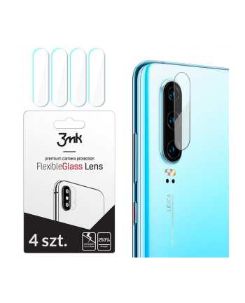 3mk Szkło hybrydowe FlexibleGlass Lens Huawei P30 Pro na obiektyw aparatu 4 szt