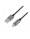 logilink Kabel USB 2.0 A męski do Micro-B męski, dł. 2m Szary - nr 2