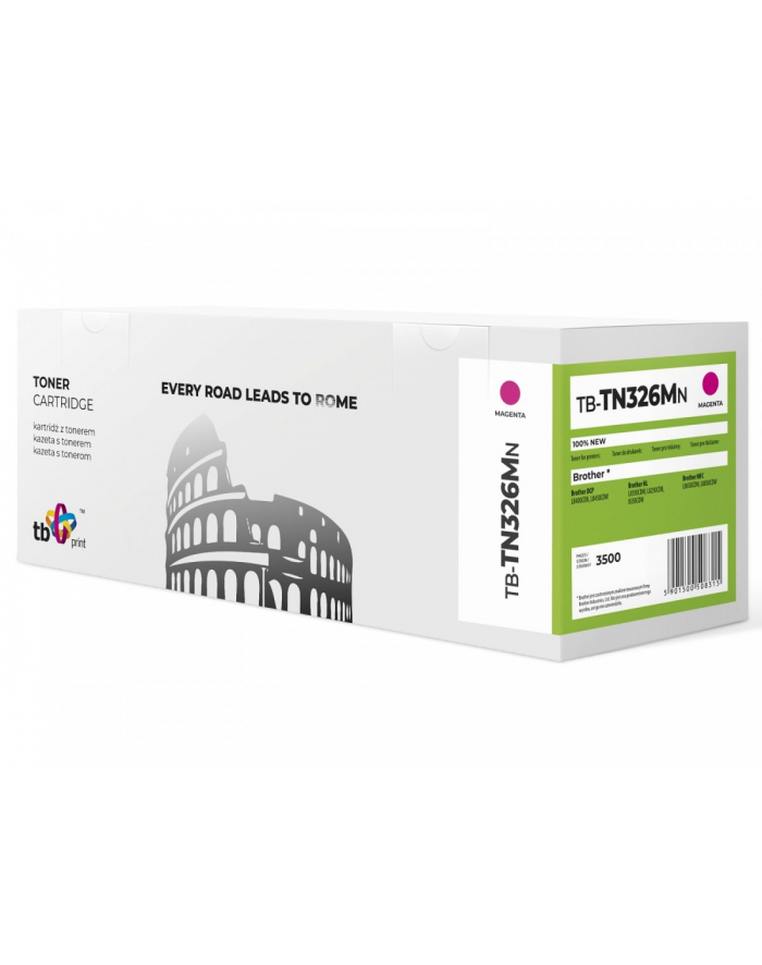 tb print Toner do Brother TN326M MA 100% nowy TB-TN326MN główny