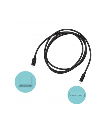 i-tec Kabel Thunderbolt3 40Gps Power Delivery 100W kompatybilny z USB-C 150cm nr 2