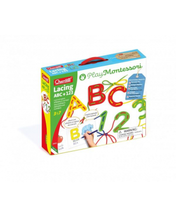 quercetti Montessori Play Przeplatanka ABC+123  2808