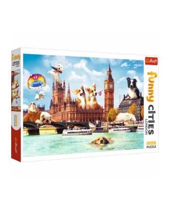 Puzzle 1000 elementów - Psy w Londynie 10596 Trefl