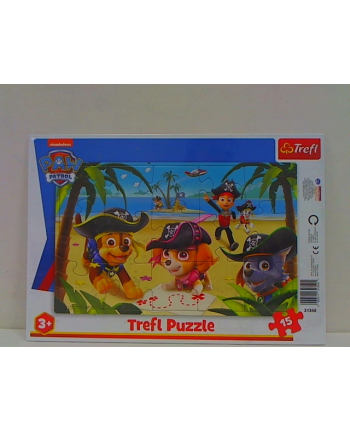 Puzzle 15el ramkowe Przyjaciele z Psiego Patrolu 31350 Trefl