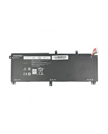 mitsu Bateria do Dell XPS 15 9530, M3800 4400 MAH 49 WH