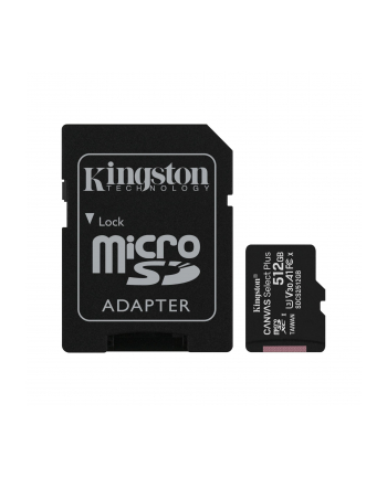 kingston Karta pamięci microSD 512GB Canvas Select Plus 100/85MB/s